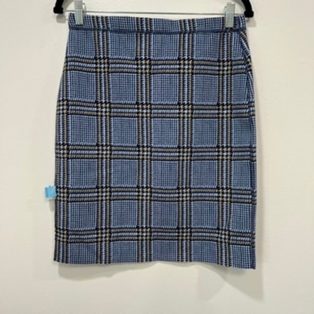 J Mclaughlin Halle Skirt Small NWT $168 Catalina Knee Length Career Hilltop Nile